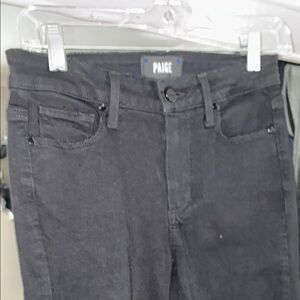 PAIGE Black Pants Hoxton Ankle